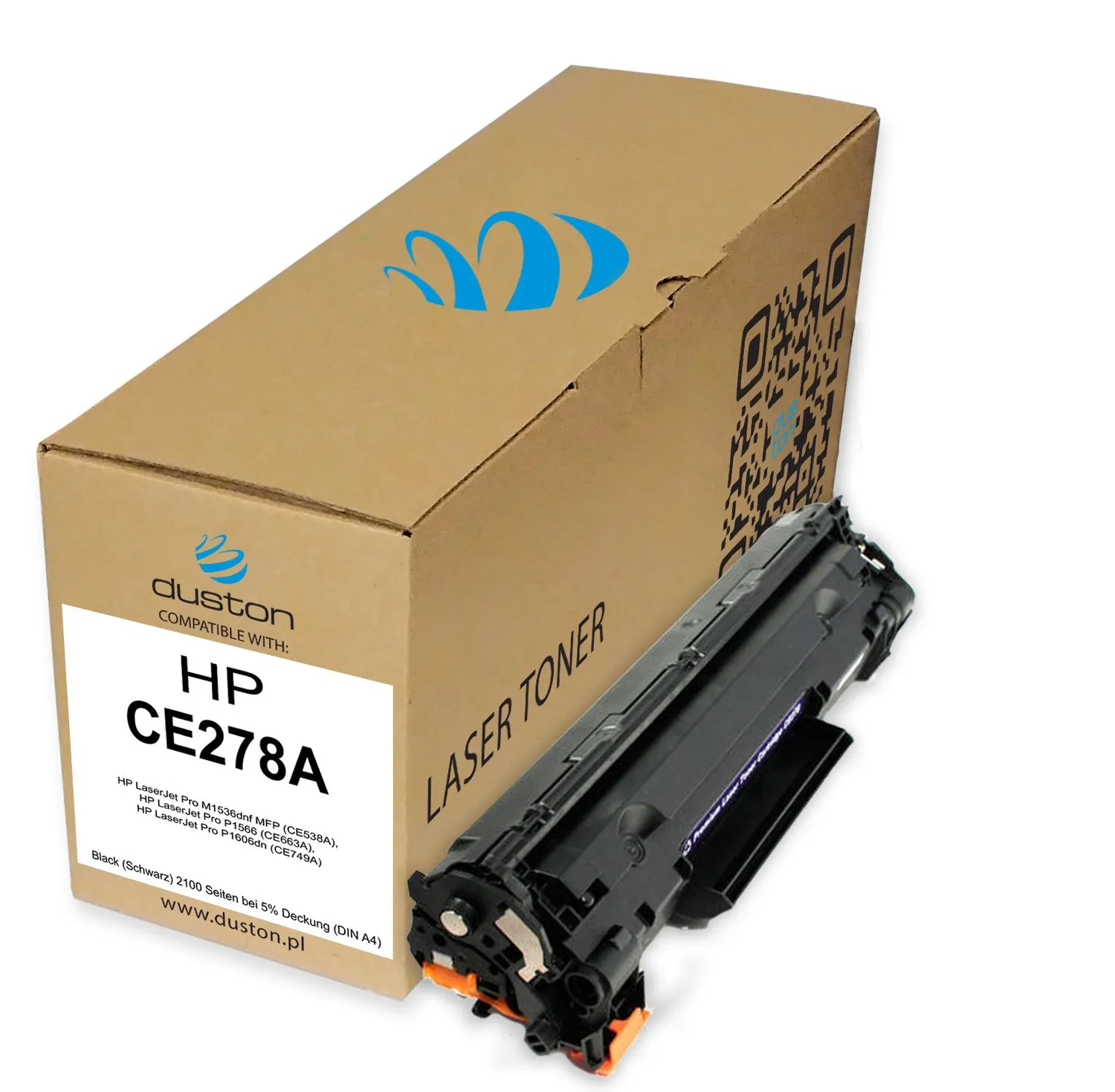 Duston CE278A 78A Toner Schwarz Einzelpack kompatibel