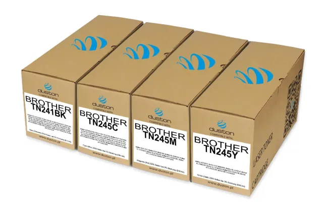 Duston TN241BK TN245 Toner Multipack 4-farbig Brother