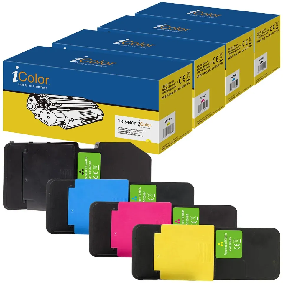 iColor TK-5440BK/C/M/Y Toner 4er-Set kompatibel
