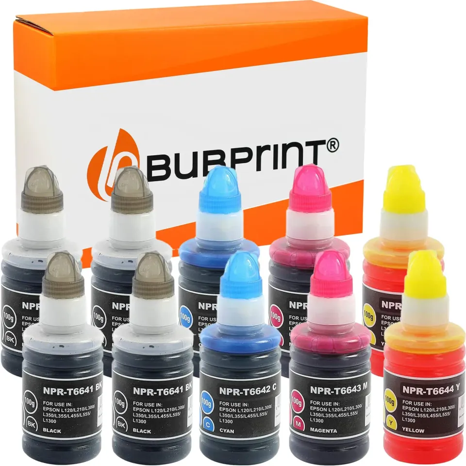 Bubprint T6641-T6644 Druckerpatronen 10er BK C M Y kompatibel