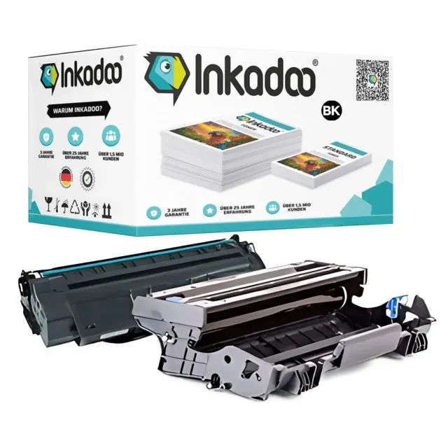Inkadoo TN-2220 DR-2200 Toner Trommel Set kompatibel