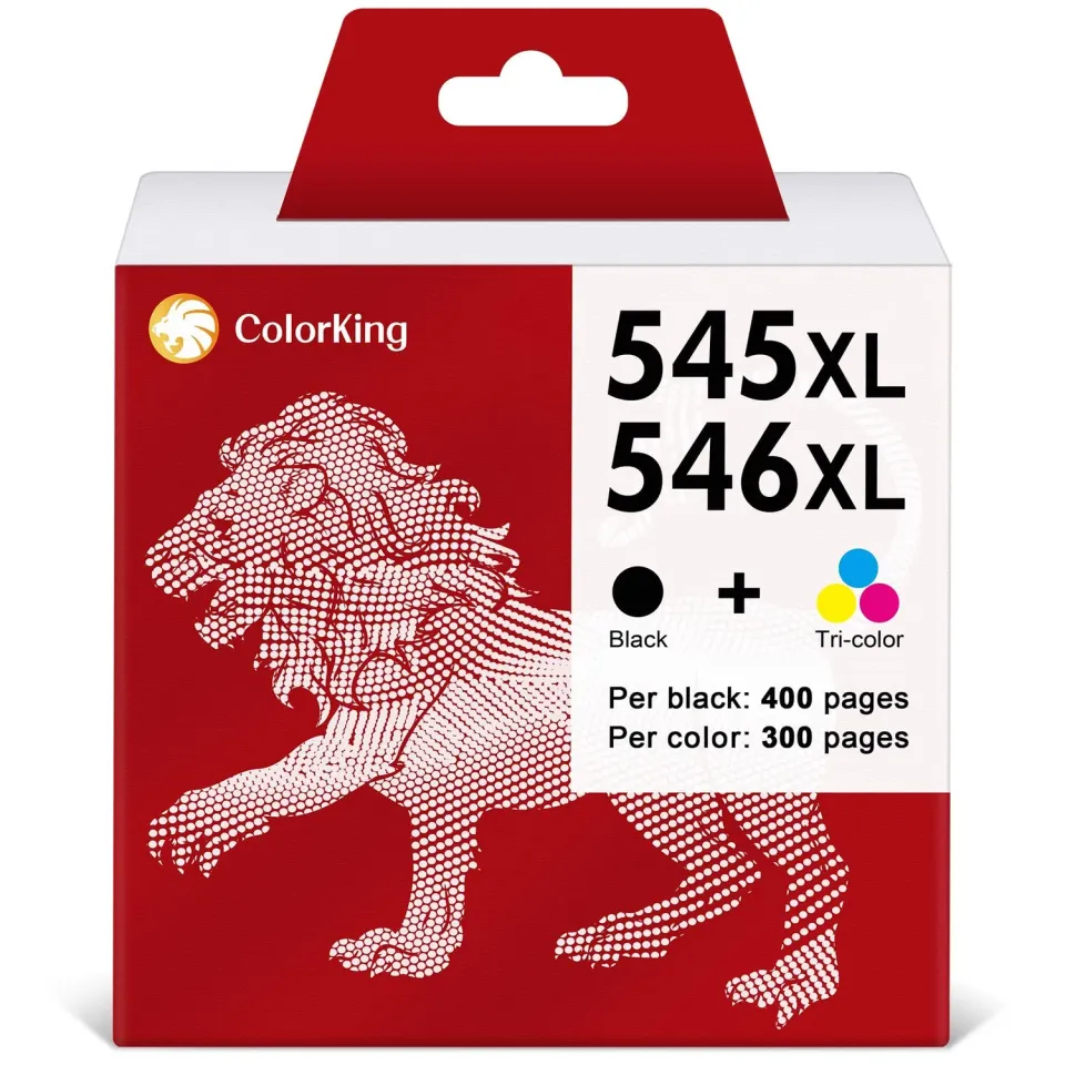 ColorKing PG-545XL CL-546XL Druckerpatronen 2er Multipack kompatibel