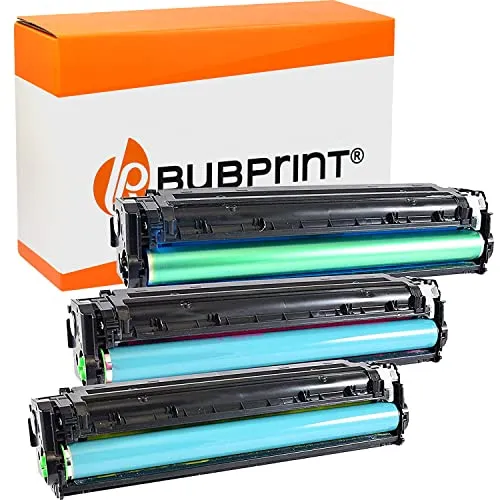 Bubprint 131A Toner Cyan Magenta Gelb 3er Pack