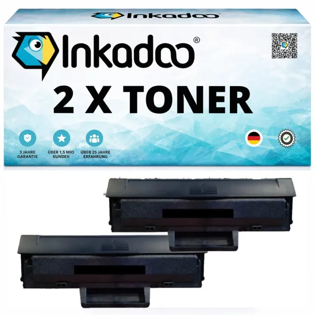 Inkadoo 106A W1106A Tonerkartusche Schwarz 2er-Pack kompatibel