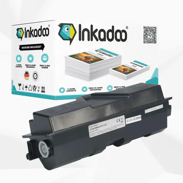 Inkadoo 1T02LZ0NL0 / TK-170 Toner Schwarz 7.200 Seiten