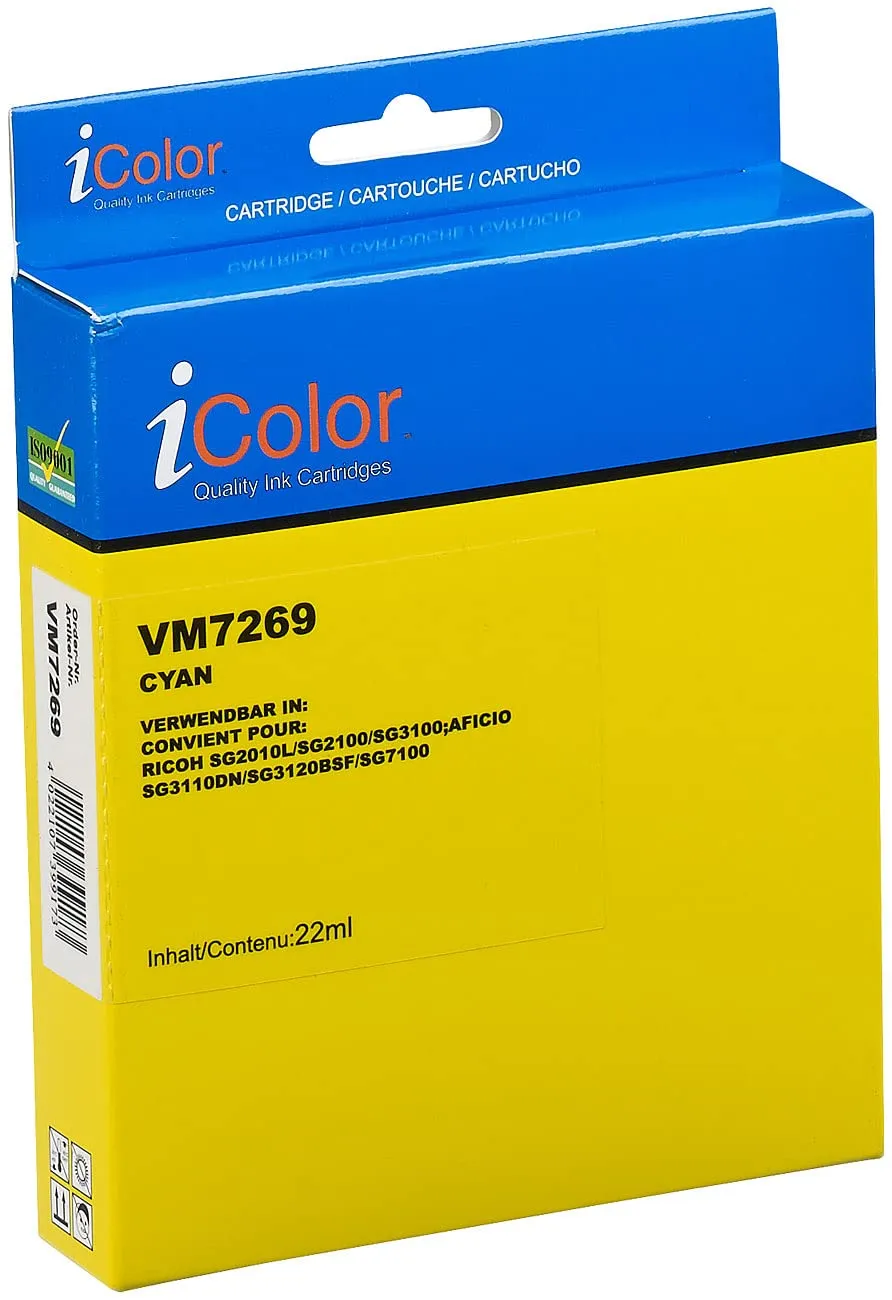 iColor GC41 Tintenpatronen 4er-Set 2500 Seiten