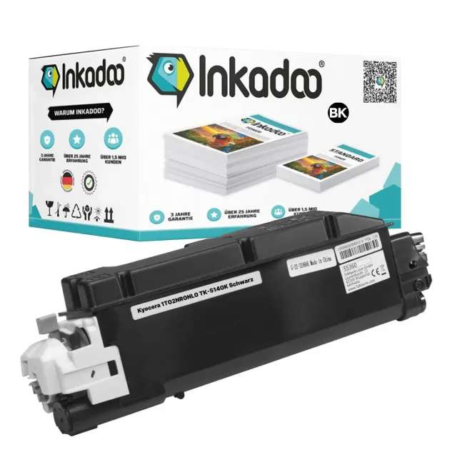 Inkadoo 1T02NR0NL0 TK-5140K Toner 7.000 Seiten kompatibel
