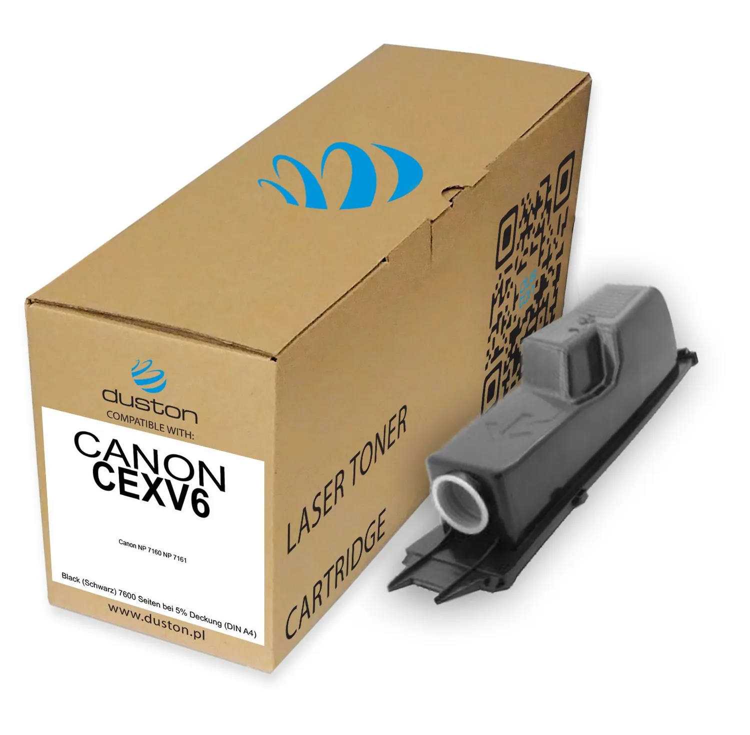 Duston CEXV6 1386A006AA Toner Schwarz kompatibel Canon Einzelpack