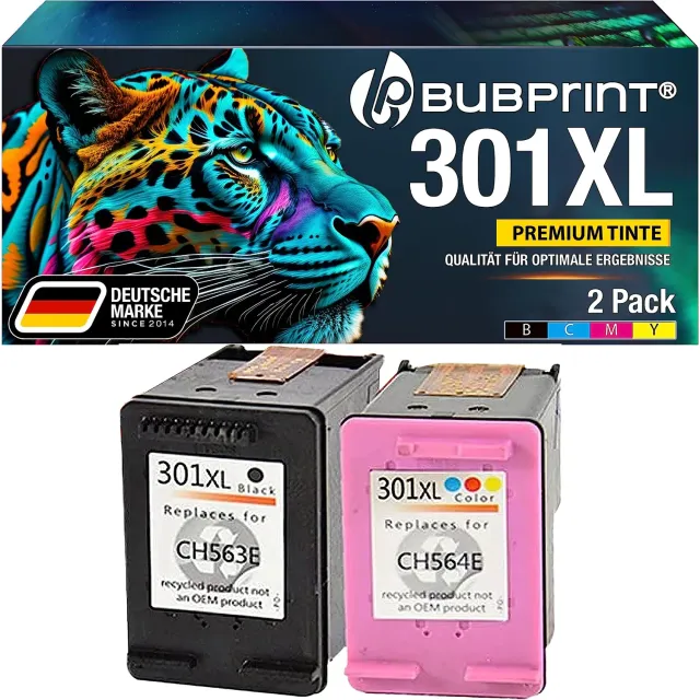 Bubprint 301XL Druckerpatronen 2er kompatibel
