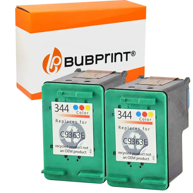 Bubprint HP 344 Druckerpatronen Farbe 2er-Pack