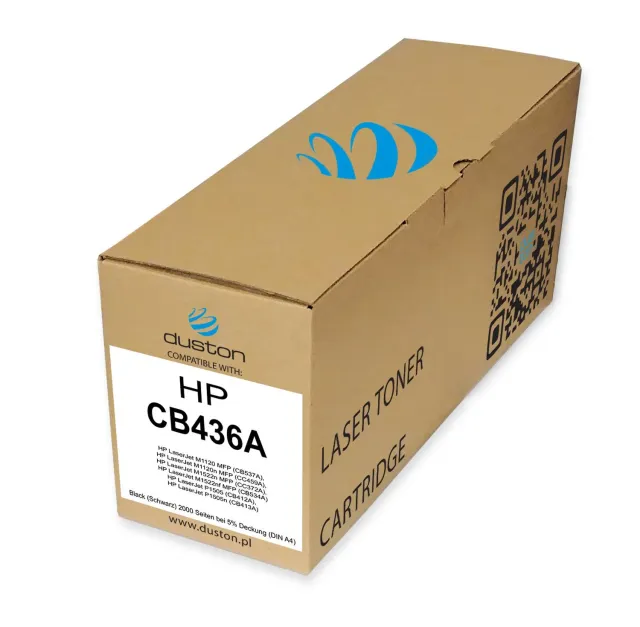 Duston CB436A 36A Schwarz Toner kompatibel für HP LaserJet
