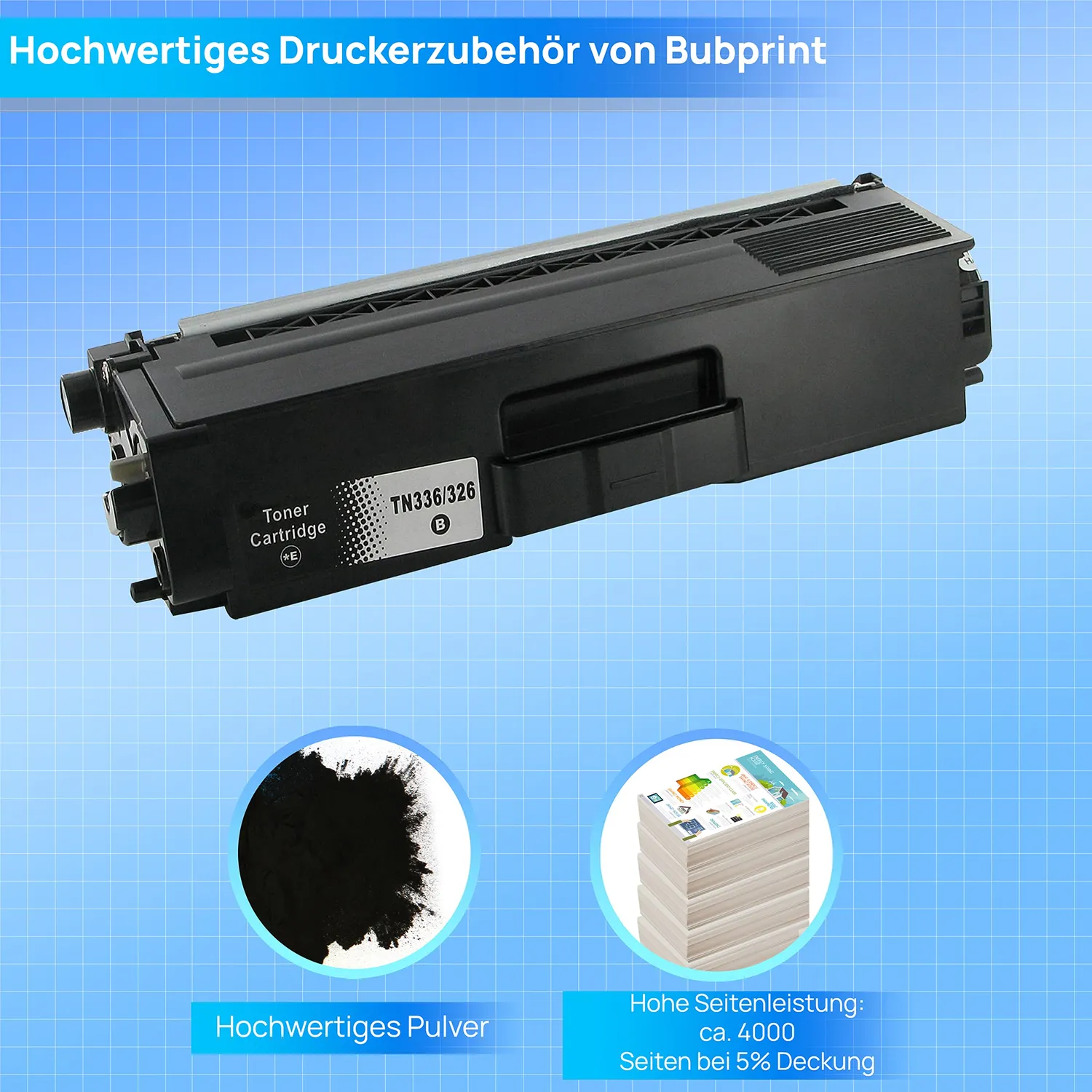 Bubprint TN-326 Tonerkartusche kompatibel