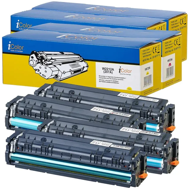 iColor 207A W2210A Toner CMYK 4er-Set kompatibel
