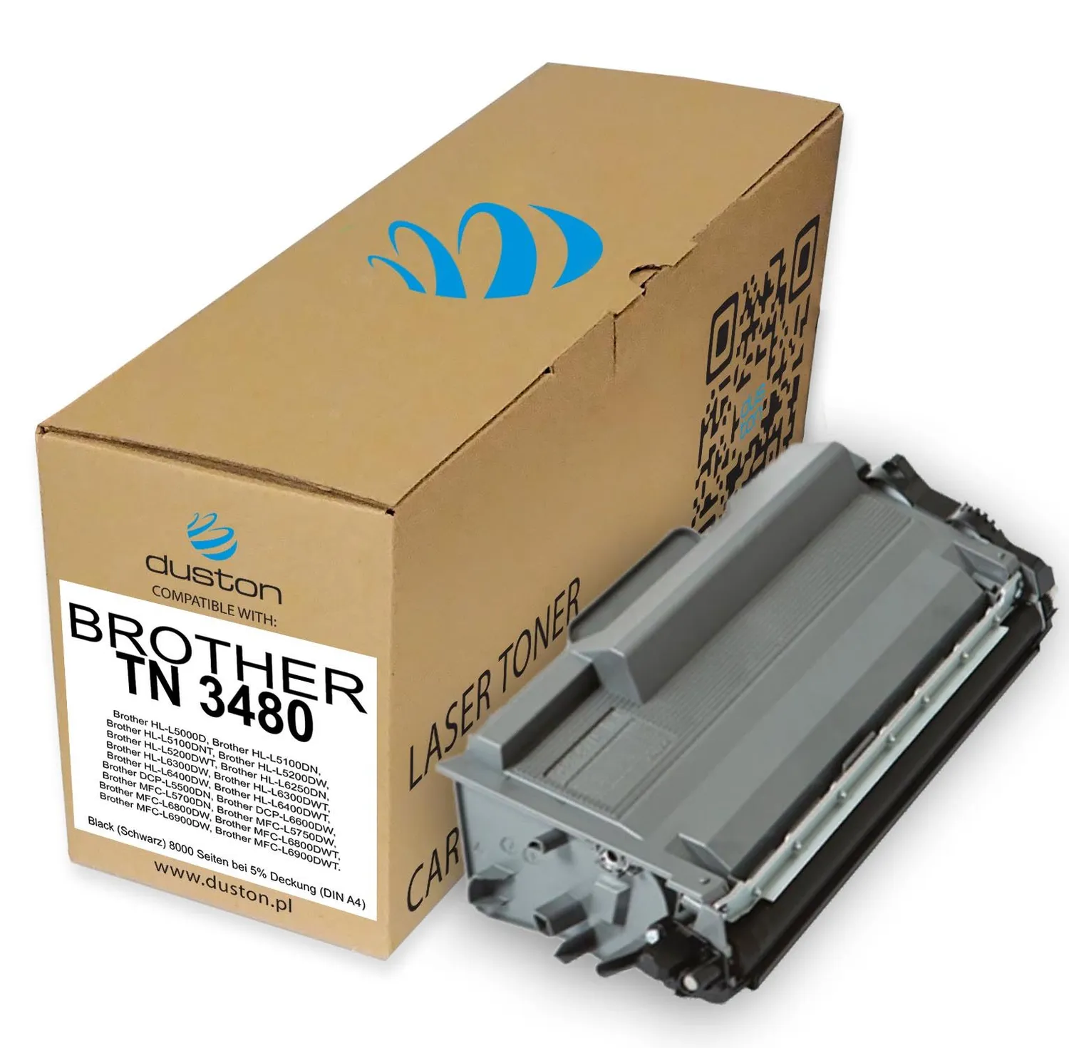 Duston TN3480 Toner 2er-Pack schwarz kompatibel