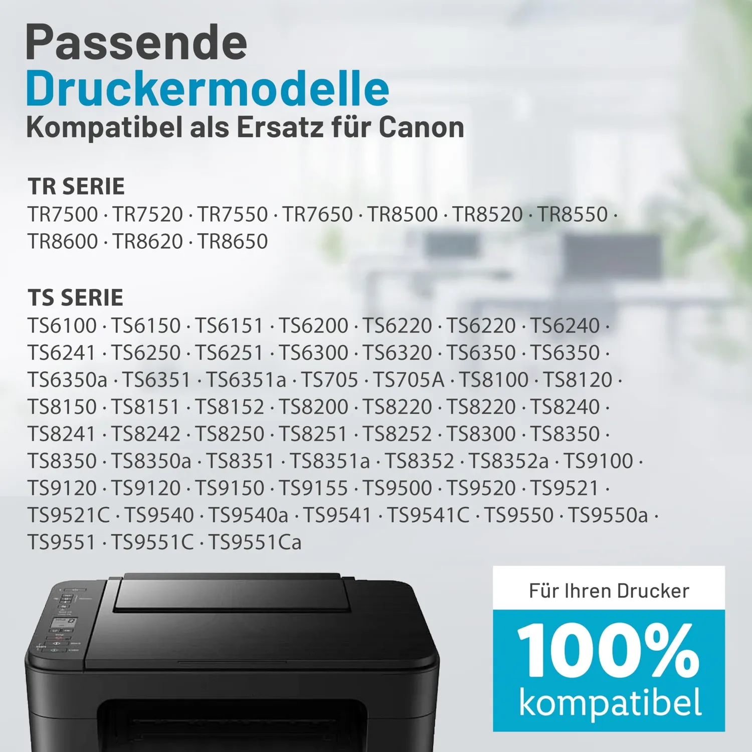 Bubprint PGI-580 CLI-581 XL Druckerpatronen kompatibel