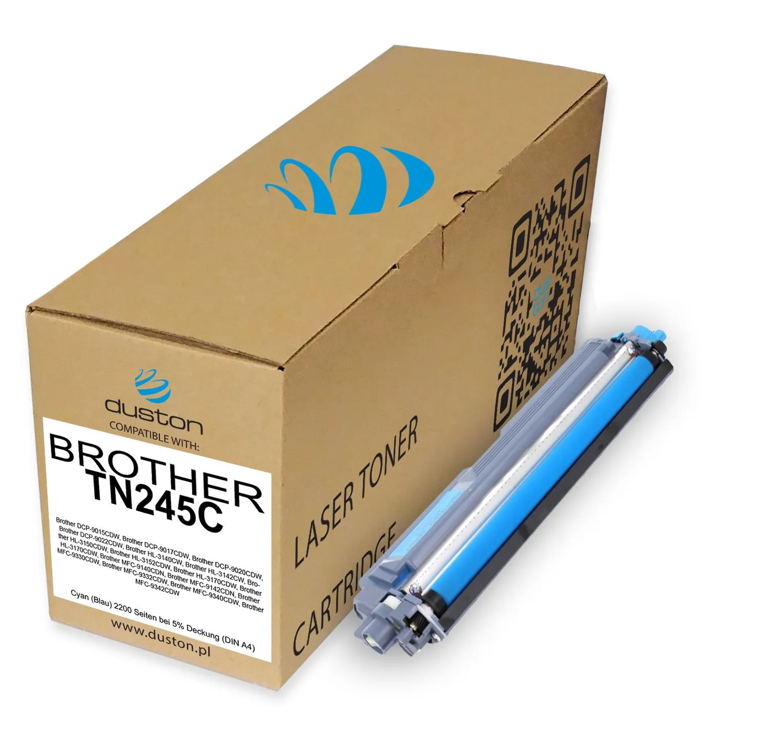 Duston TN245C TN-245C Toner 2er-Pack kompatibel für Brother