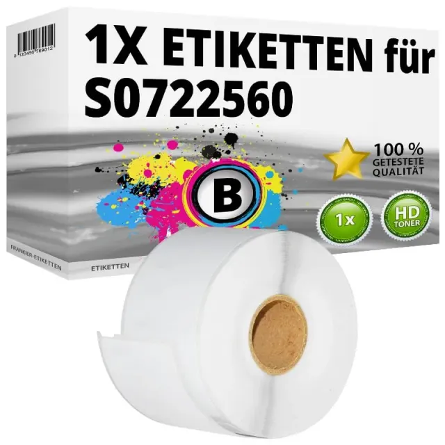 Inkadoo 11356 Etiketten Schwarz-Weiß kompatibel