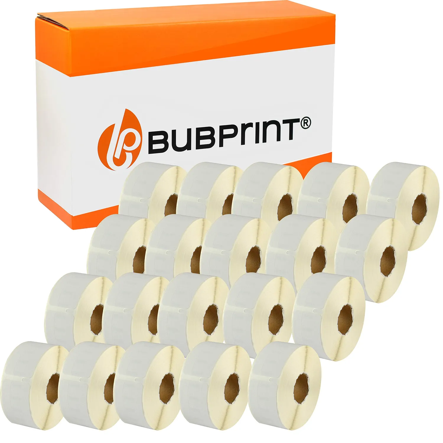 Bubprint 11355 Etiketten 51x19mm Weiß kompatibel