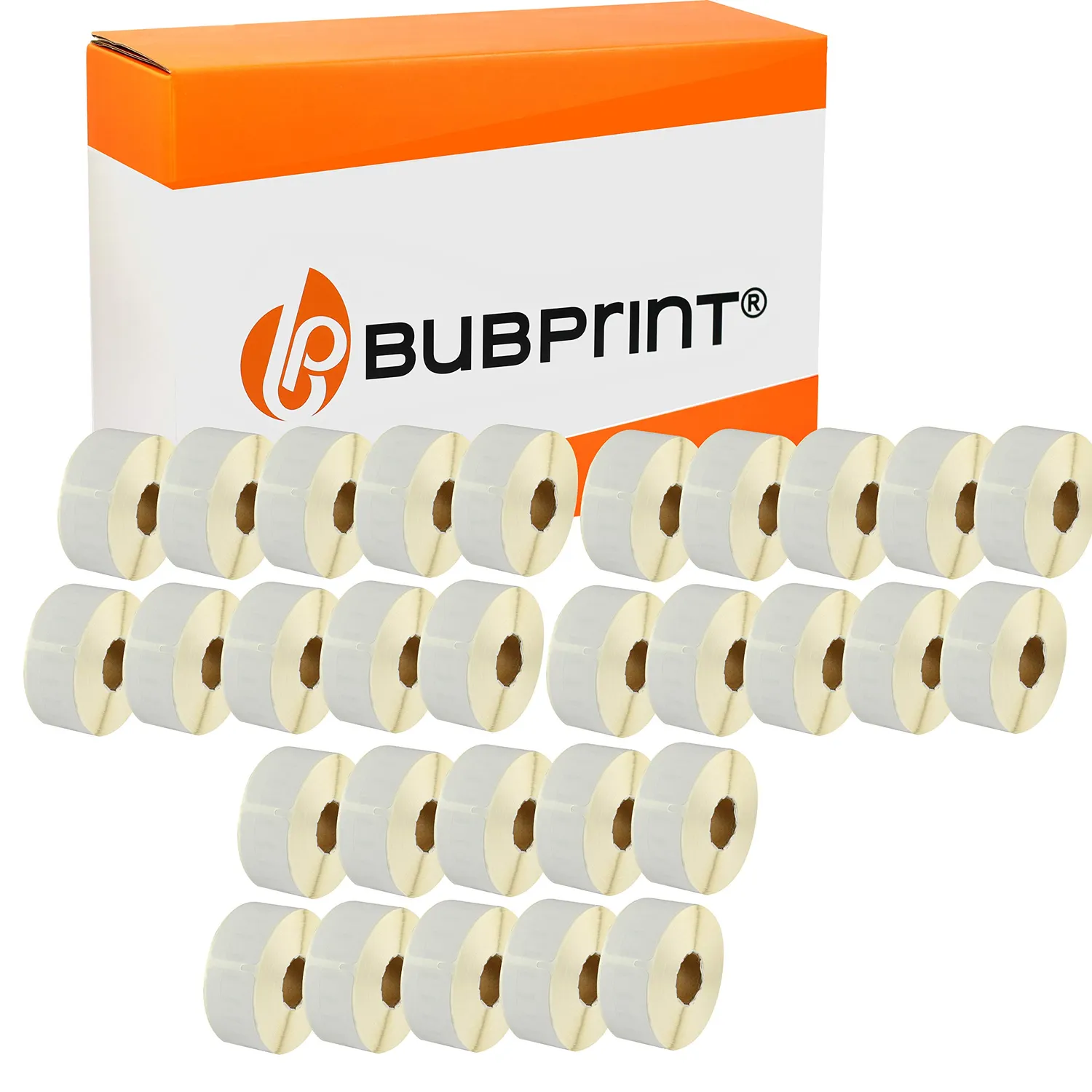 Bubprint 11355 Etiketten 51x19mm Weiß kompatibel