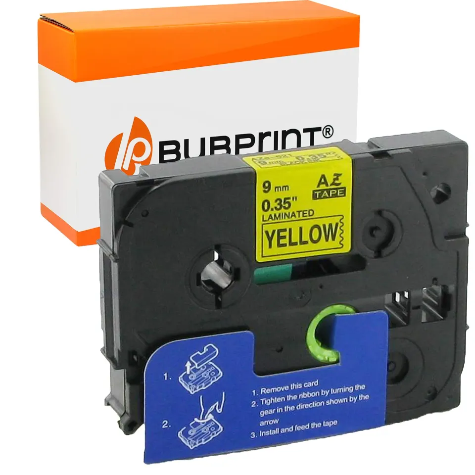 Bubprint TZE-631 Schriftband 12mm kompatibel