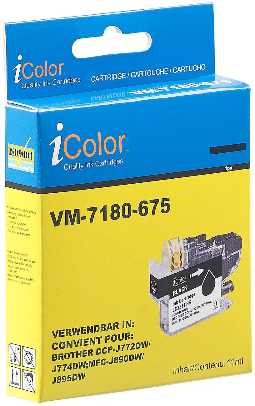 iColor LC-3211 ColorPack Tintenpatronen BK/C/M/Y Multipack kompatibel