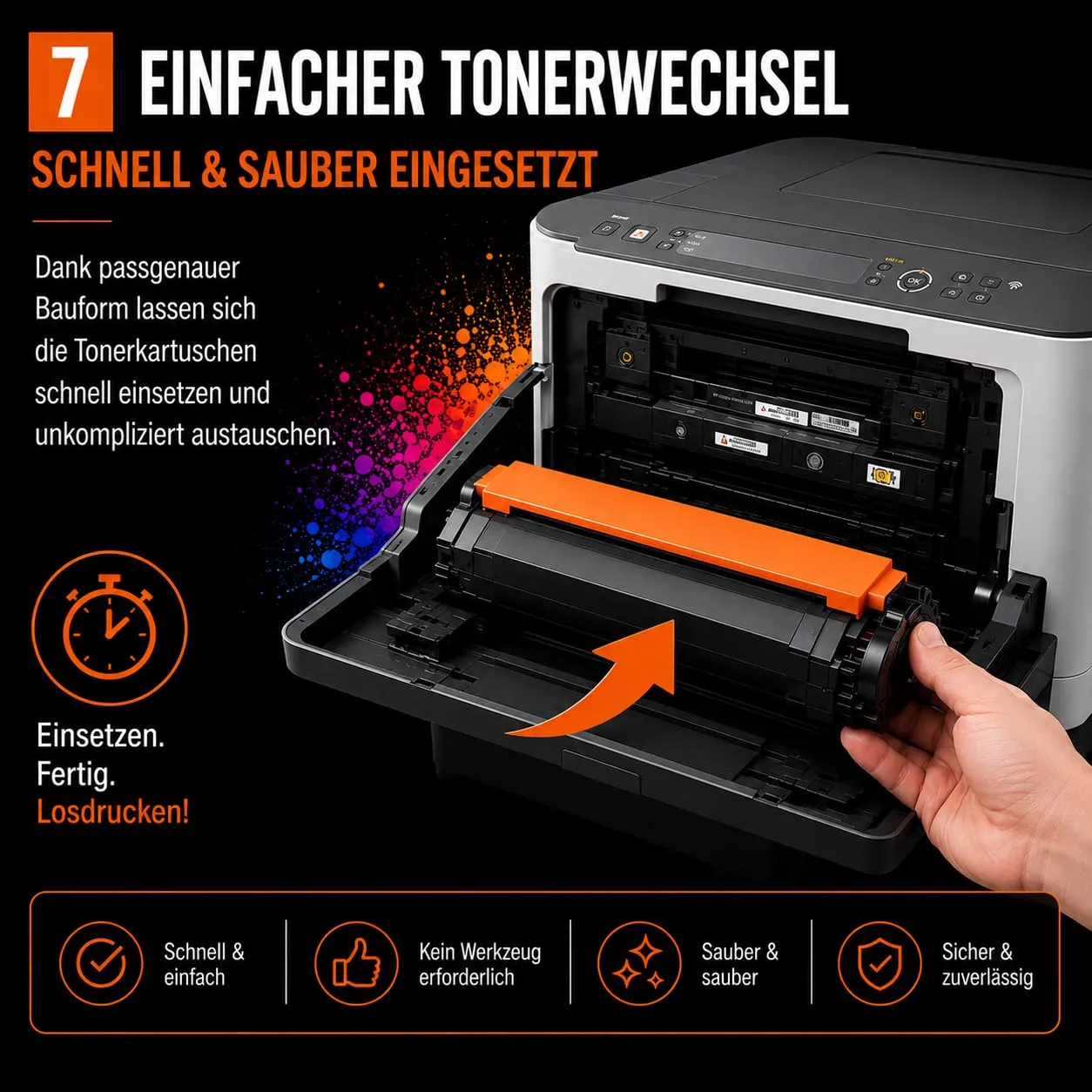 Bubprint 117A Toner 4er Set kompatibel hohe Ergiebigkeit