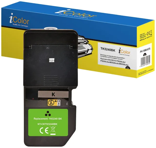 iColor TK-5240K Toner-Kartusche Schwarz 4.000 Seiten
