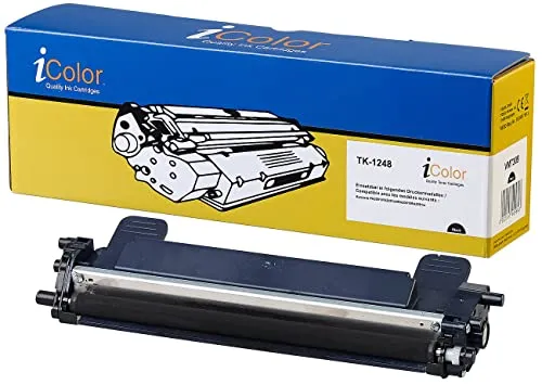 iColor TK-1248 Toner Schwarz kompatibel 2er Set