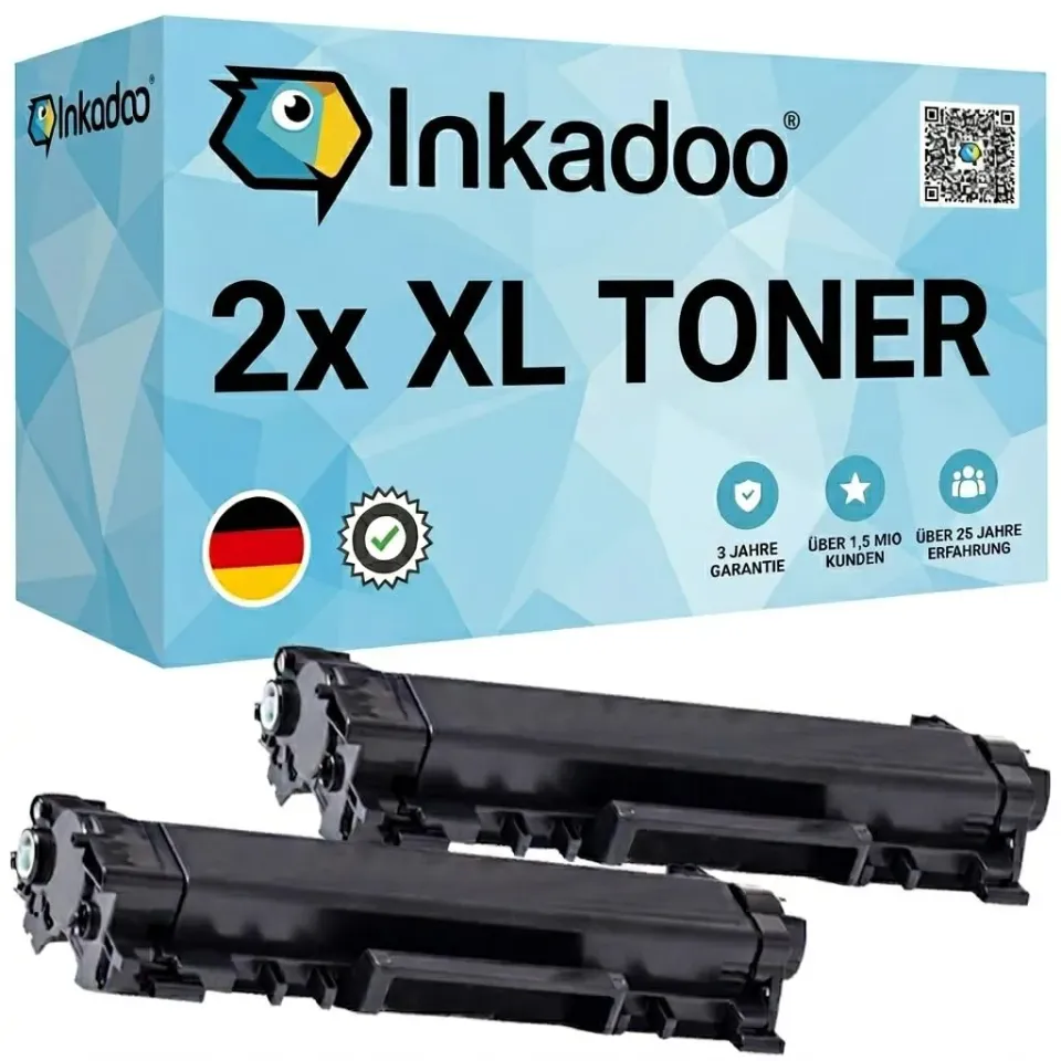 Inkadoo TN-2410 Tonerkartusche Schwarz 2er-Pack kompatibel