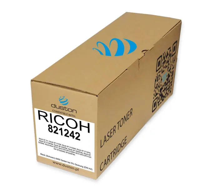 Duston 821242 Toner schwarz kompatibel für Ricoh SP311