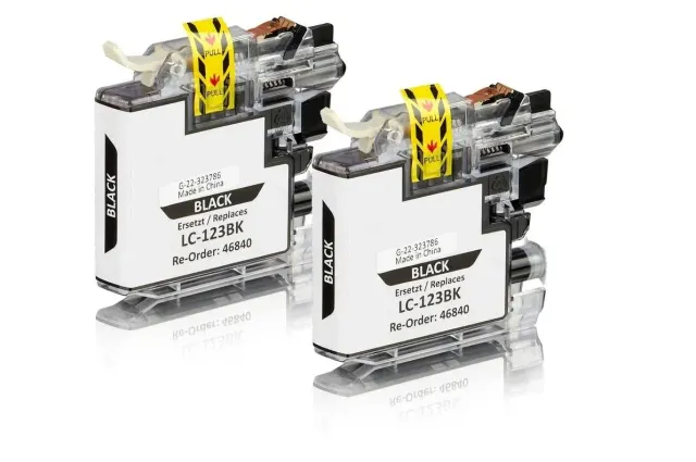 Inkadoo LC-123BK Tintenpatrone ergiebig