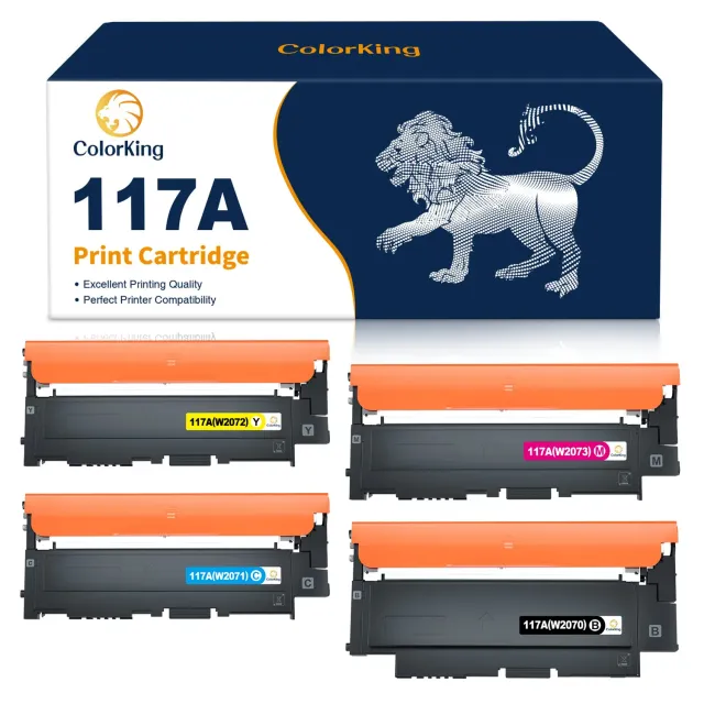 ColorKing 117A Toner 4er-Set kompatibel mit Chip