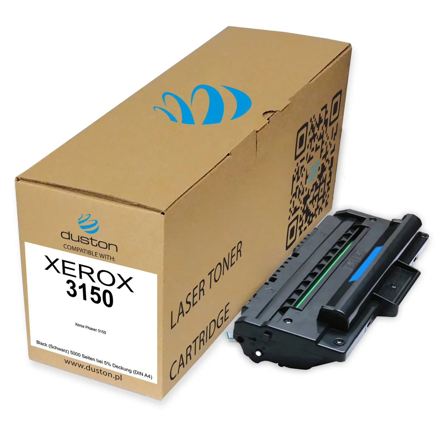 Duston 3150 109R00747 Toner Schwarz 3er für Xerox Phaser