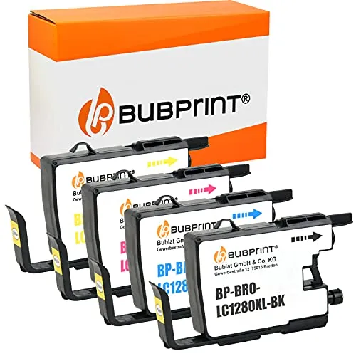 Bubprint LC-1280 Druckerpatronen 4er-Pack kompatibel