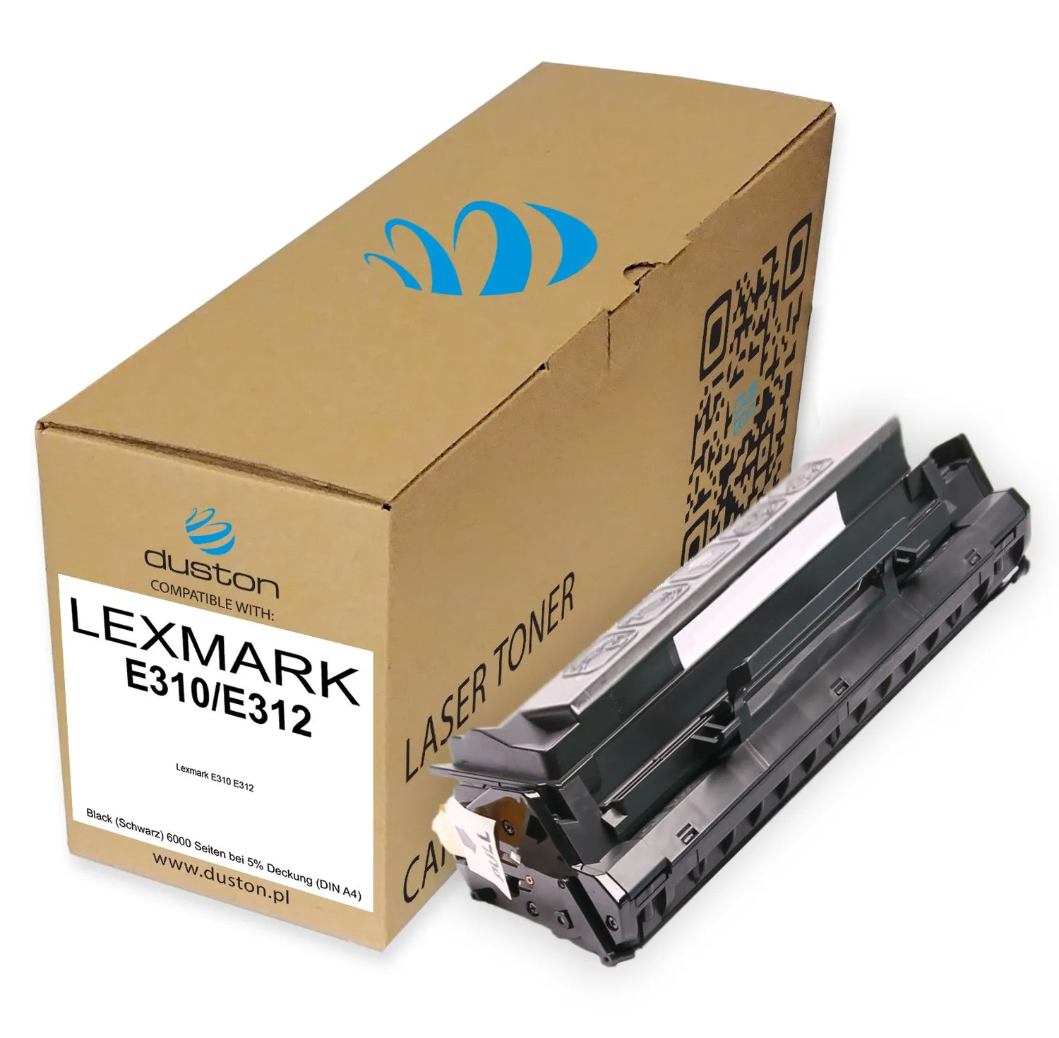 Duston E310/E312 Toner Schwarz 2er Pack kompatibel