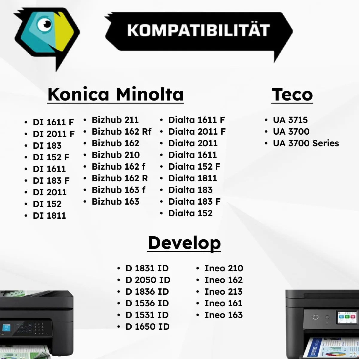 Inkadoo TN-114 Tonerkartusche 2er Pack kompatibel