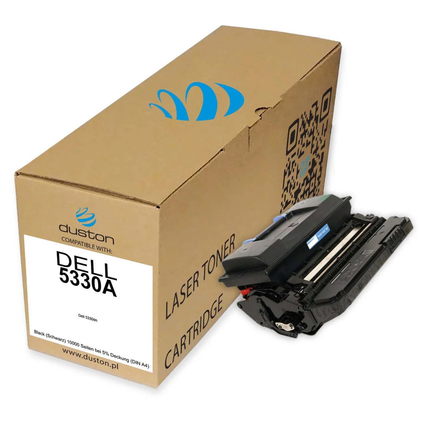 Duston 5330A 593-10332 Toner Schwarz 5er-Pack für Dell