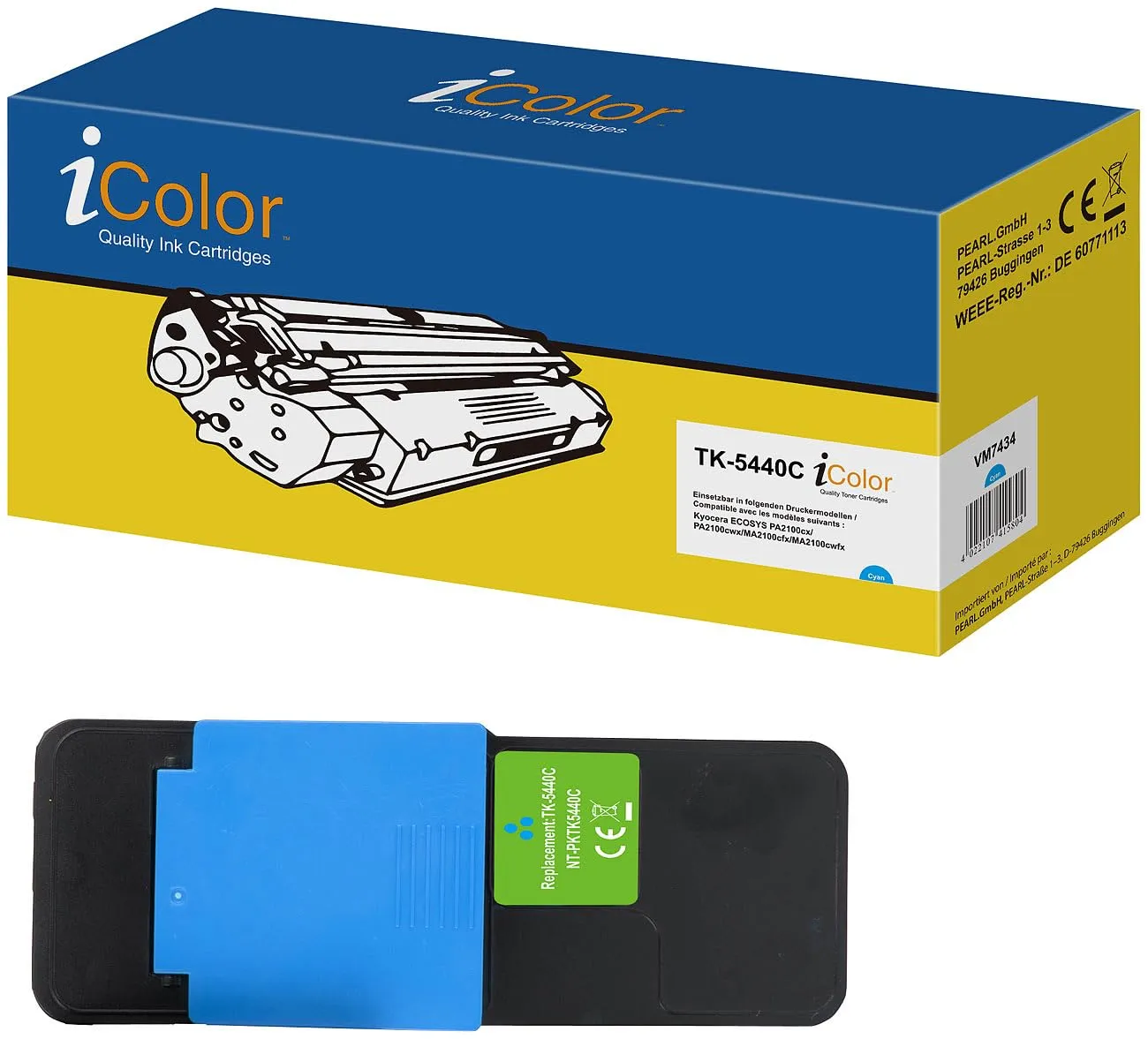 iColor TK-5440BK/C/M/Y Toner 4er-Set kompatibel