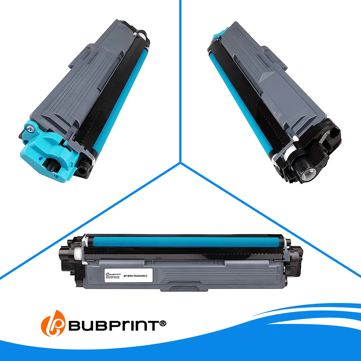 Bubprint TN-242C TN-246C Toner Cyan 2200 Seiten kompatibel