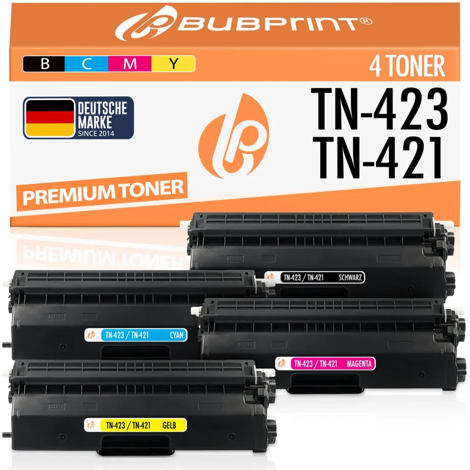 Bubprint TN-423 Toner CMYK hohe Reichweite