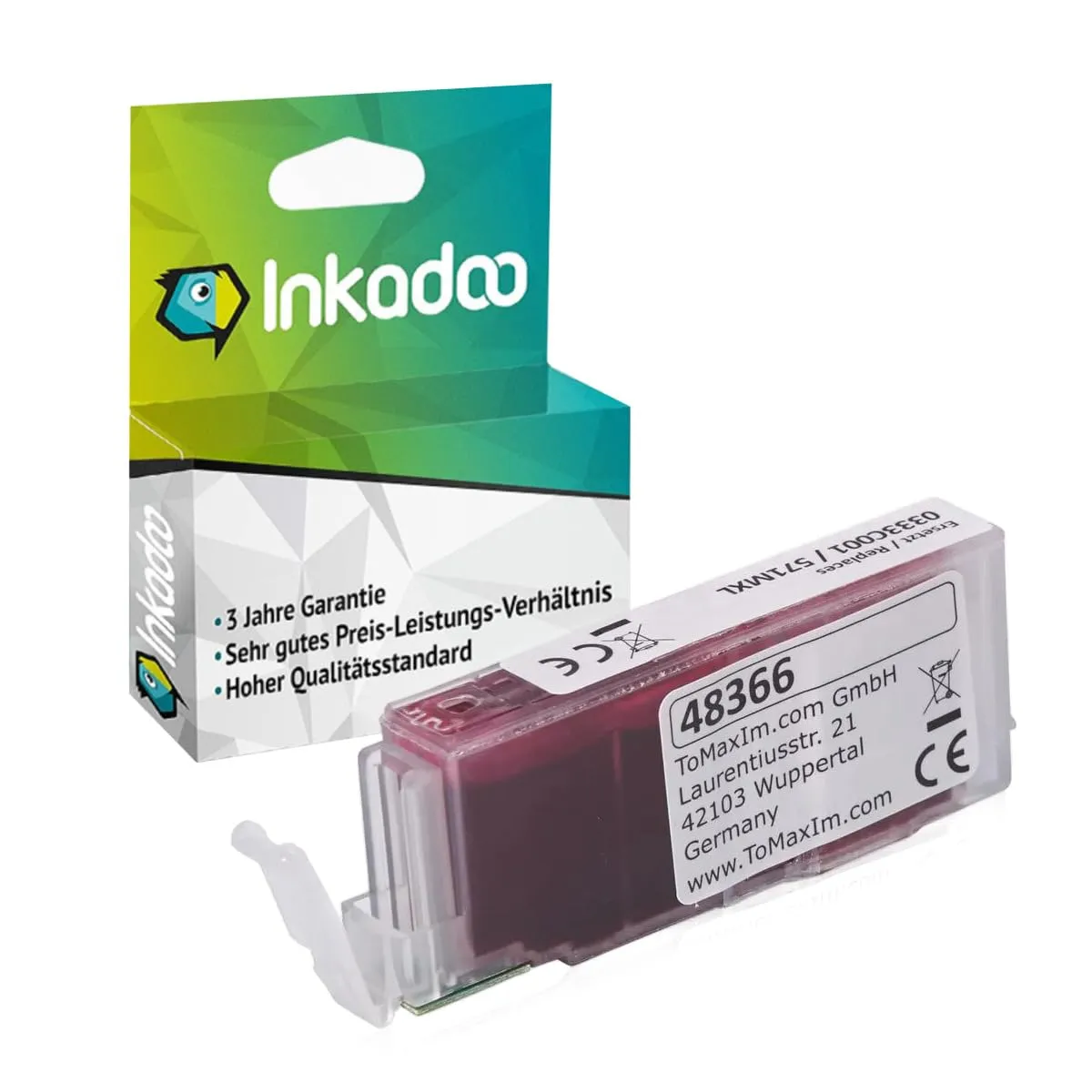 Inkadoo PGI-570 CLI-571 Tintenpatrone kompatibel XXL