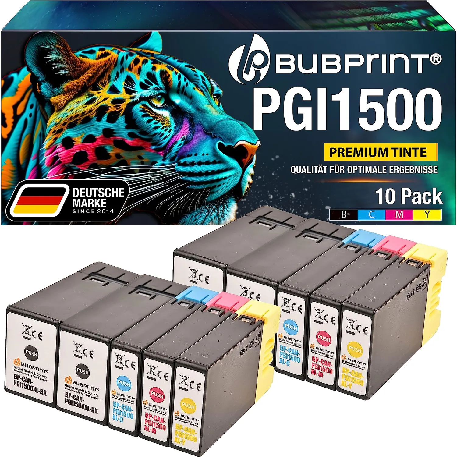 Bubprint Canon PGI-1500XL Druckerpatronen kompatibel