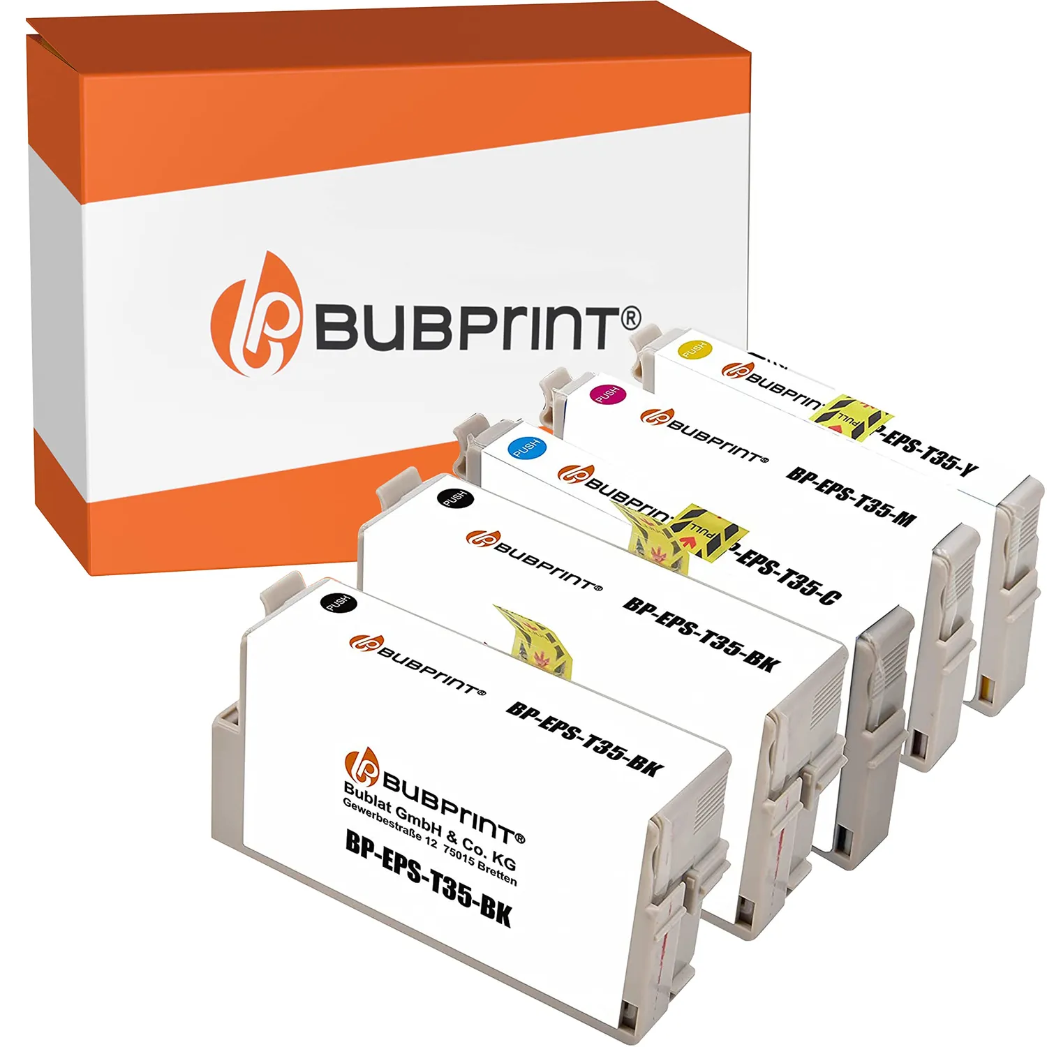 Bubprint 35XL T3591-T3594 Druckerpatronen kompatibel