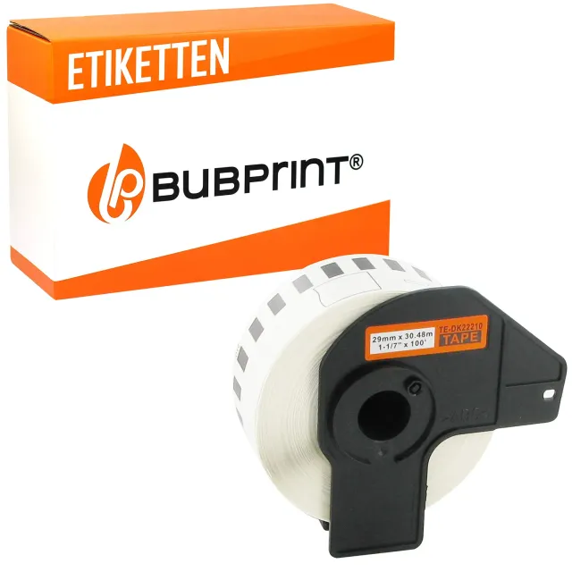 Bubprint DK-22210 Etiketten Endlos 29mm kompatibel