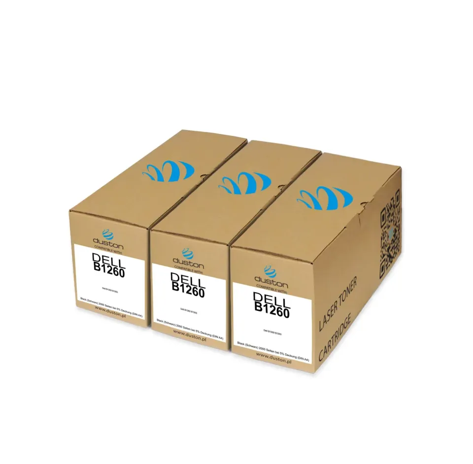 Duston B1260 593-11109 Toner Schwarz 3er-Pack für Dell