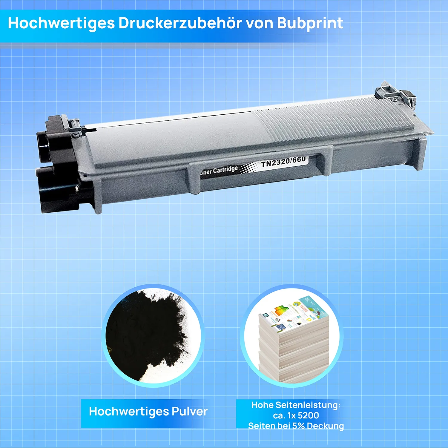 Bubprint TN-2320 TN-2310 XXL Toner Schwarz kompatibel