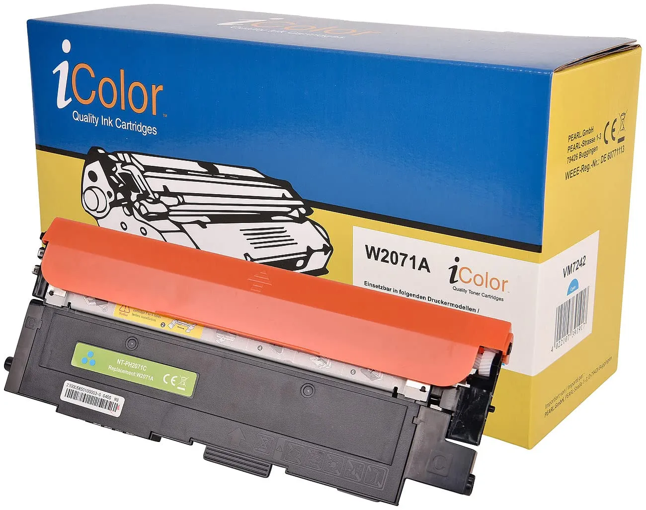 iColor W2071A kompatibler Toner Cyan