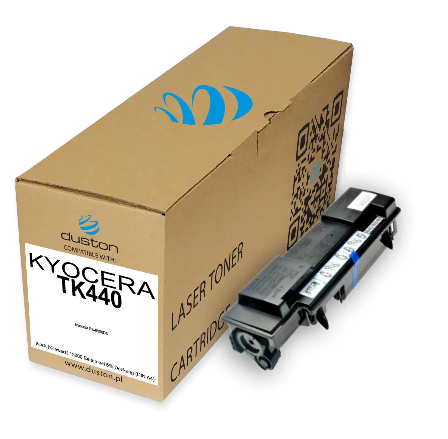 Duston TK-440 TK440 Toner Schwarz 2er-Pack für Kyocera