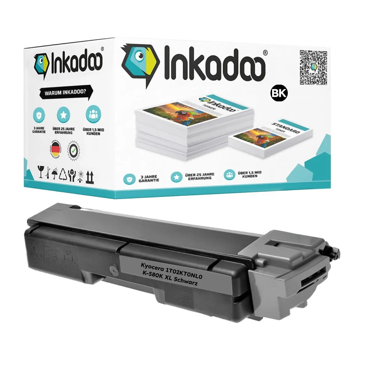 Inkadoo TK-580C XL Toner