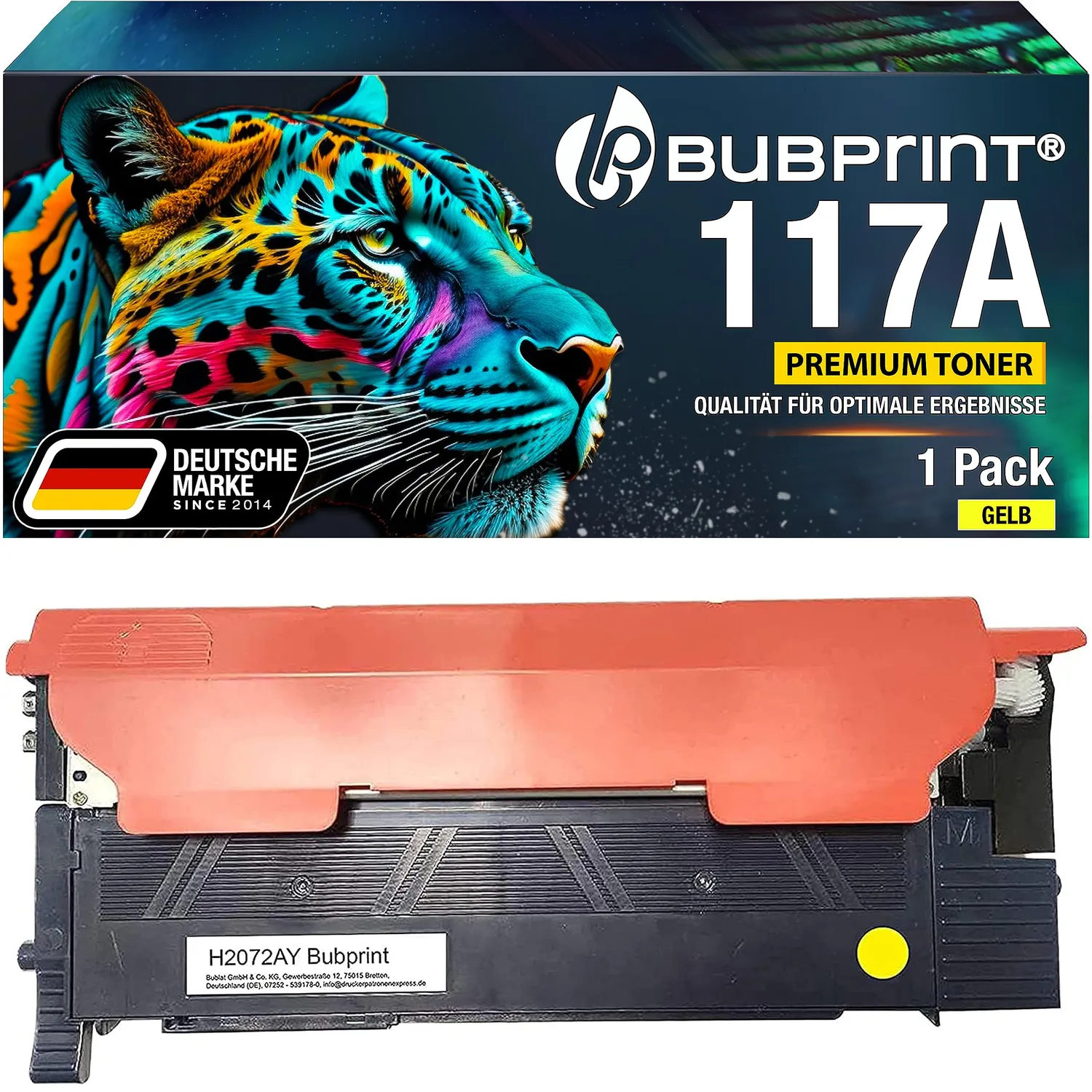 Bubprint 117A Toner kompatibel für HP